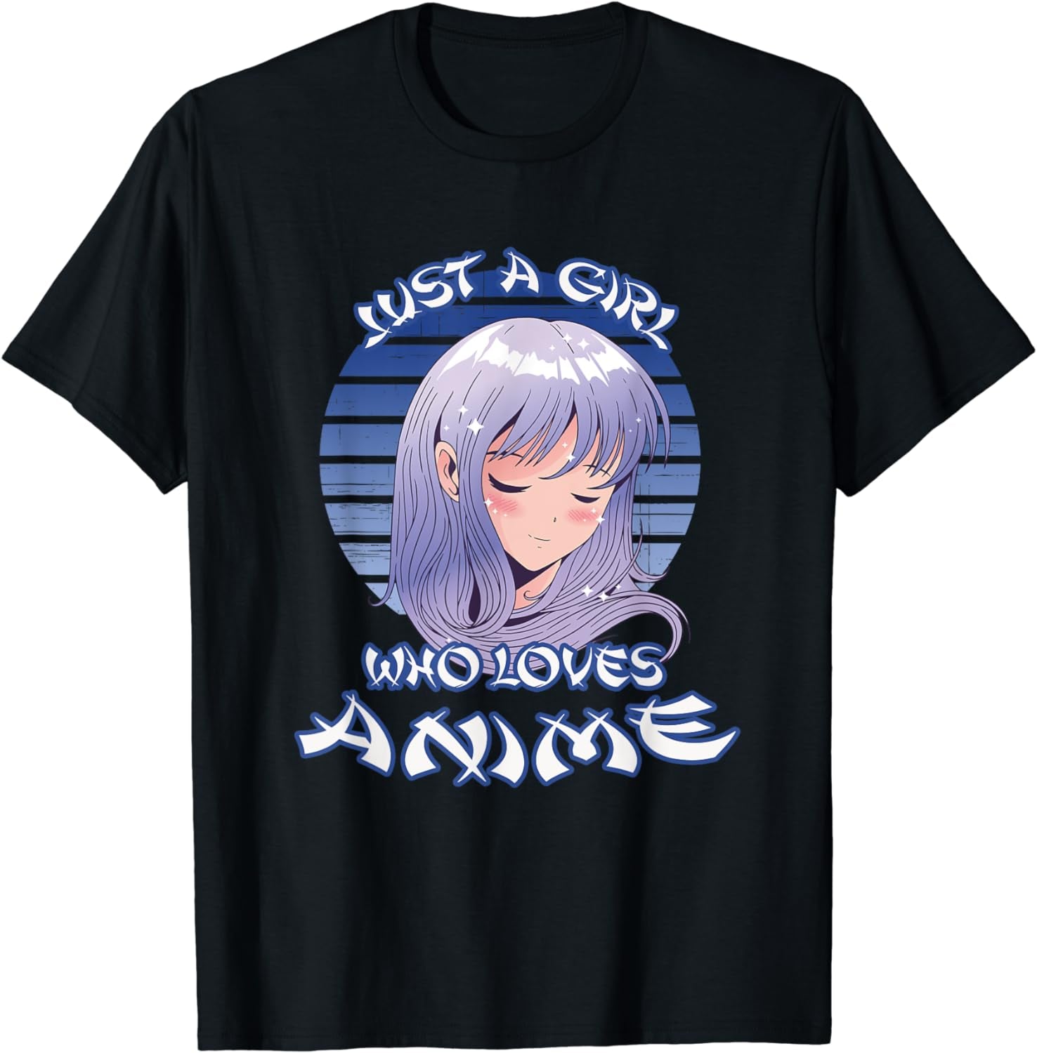 Just a Girl Who Loves Anime Vintage T-Shirt
